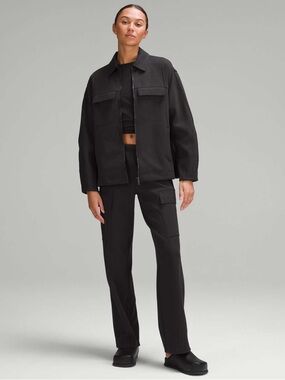 Lululemon Cotton-Blend Double-Knit Cargo Pant